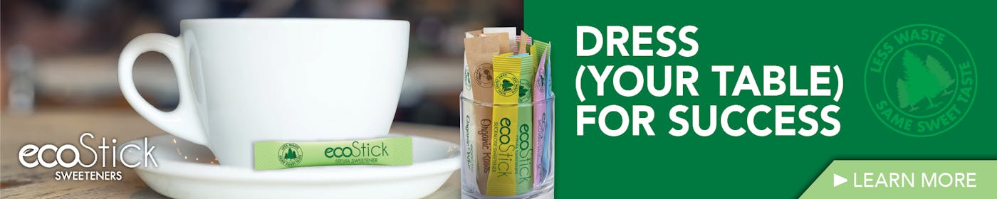 Sugar Foods ecoSticks Dress Your Table for Success - banner - both - 04.18